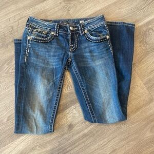 Miss Me Women's Dark Blue Boot Cut Jeans